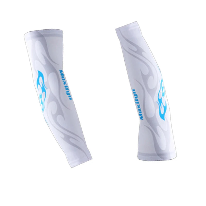 UV Sun Protection Arm Sleeves for Men & Women Sports Athletic Compression Cooling Arm Cover for Basketball, Running, Cycling