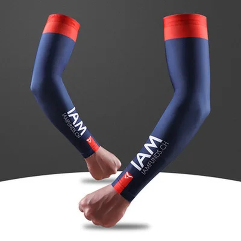 UV Sun Protection Arm Sleeves for Men & Women Sports Athletic Compression Cooling Arm Cover for Basketball, Running, Cycling