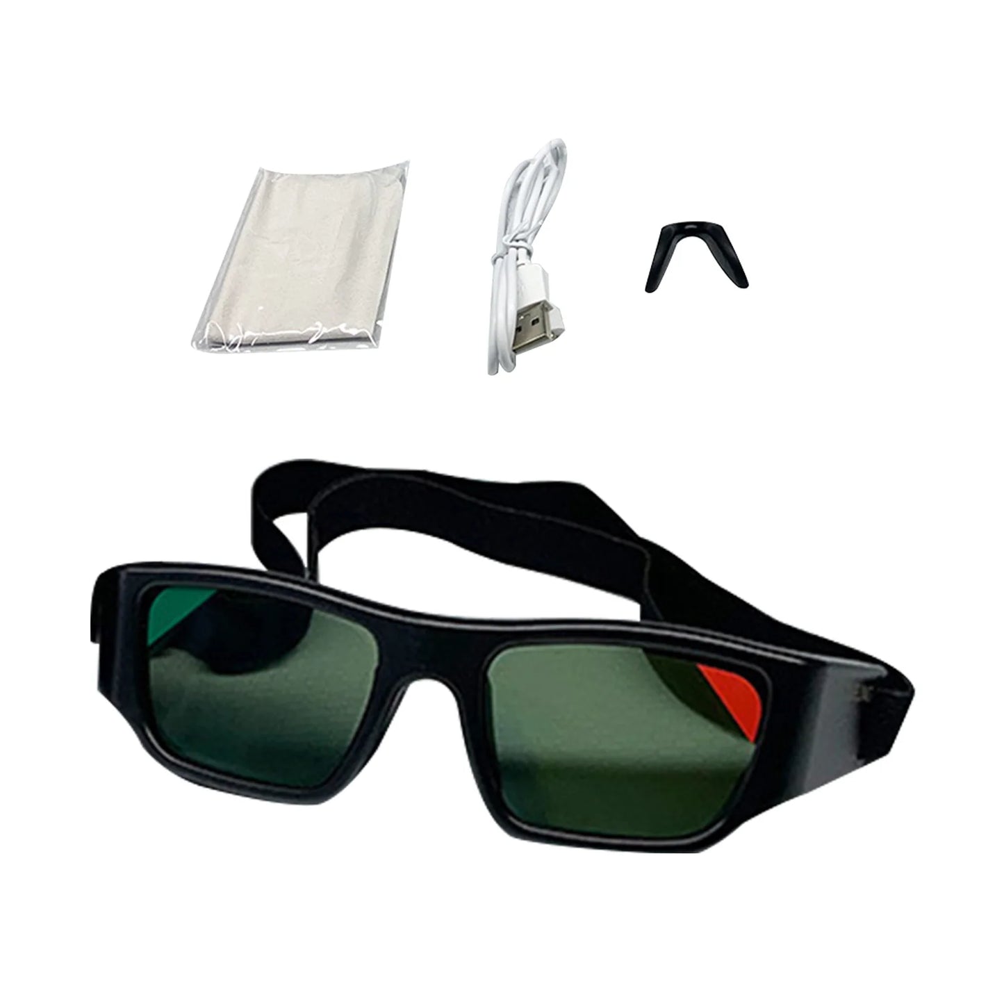 Training Strobe Glasses Dribble Goggles Adjustable Elastic Strap Specs Eyewear for Running Baseball Basketball Athletes Teens