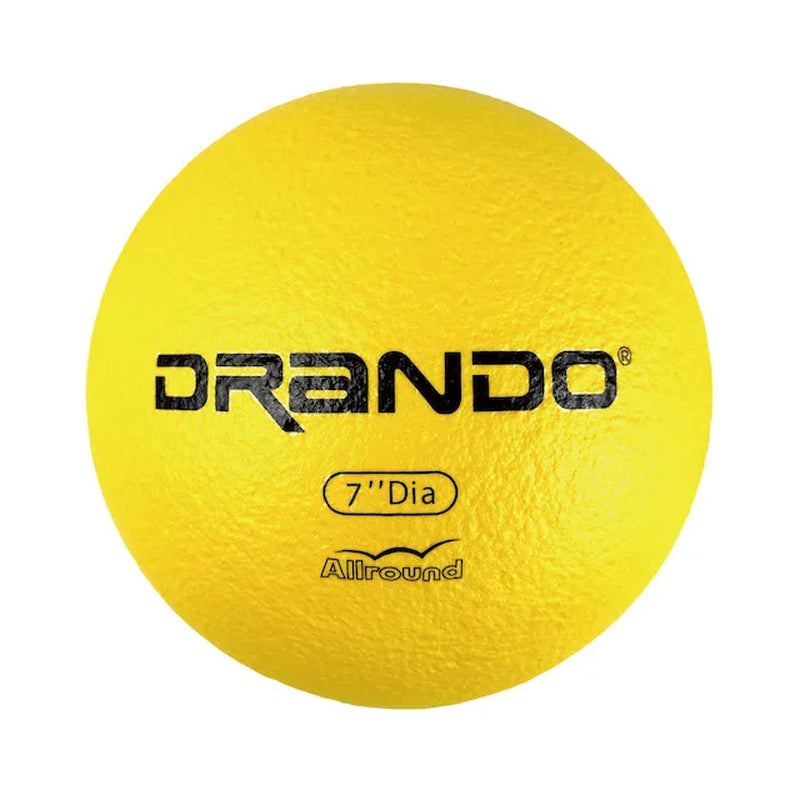 Dodgeball,7 Inch, Skin Foam Dodgeball, Low Bounce, Handball, Kickball, Playground Ball, Classic Coat Black & White Dodgeball