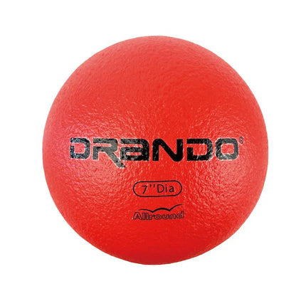 Dodgeball,7 Inch, Skin Foam Dodgeball, Low Bounce, Handball, Kickball, Playground Ball, Classic Coat Black & White Dodgeball
