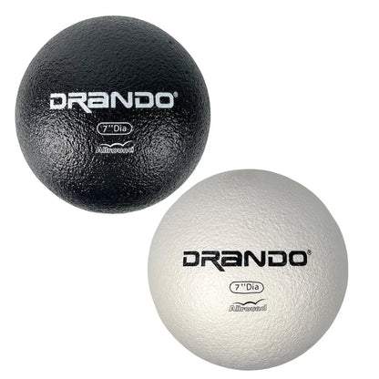Dodgeball,7 Inch, Skin Foam Dodgeball, Low Bounce, Handball, Kickball, Playground Ball, Classic Coat Black & White Dodgeball