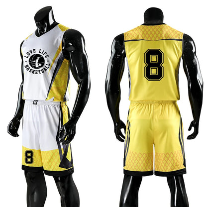 Custom Print Men Kids Basketball Jersey Sets Child College Tracksuits Breathable Men Basketball Uniforms Girls Sports Clothing