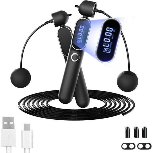 Intelligent Adjustable Number Cordless Skipping Rope